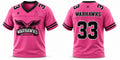 Warhawks Athletics Breast Cancer Awareness Jersey - Pink/Black by BIMA Sports