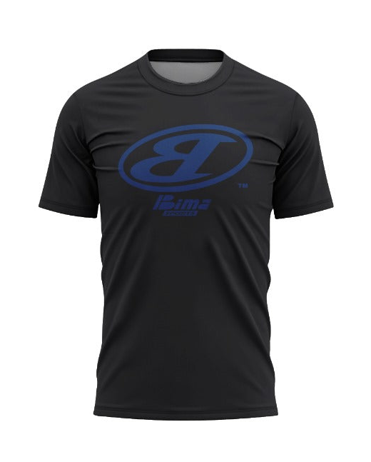 Bima Navy Blue Classix Logo Black Tee