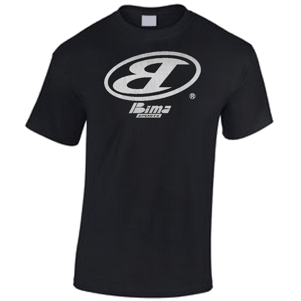 Bima Silver Metallix Classix Logo Black Tee