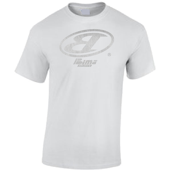 Bima Silver Metallix Classix Logo White Tee