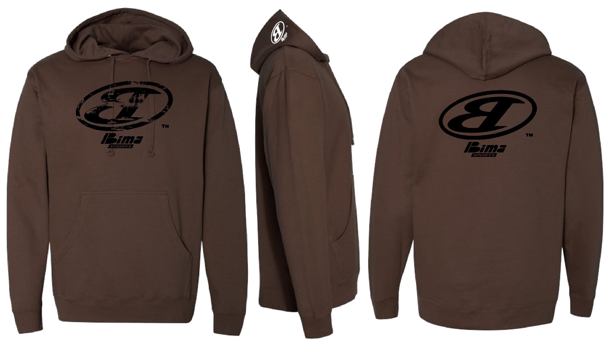 BROWN & BLACK BIMA HOODIE