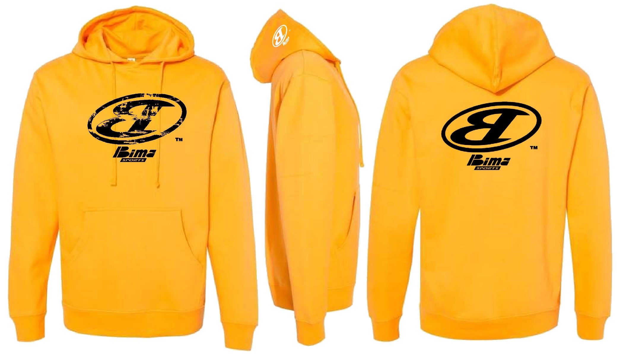 GOLD & BLACK BIMA HOODIE