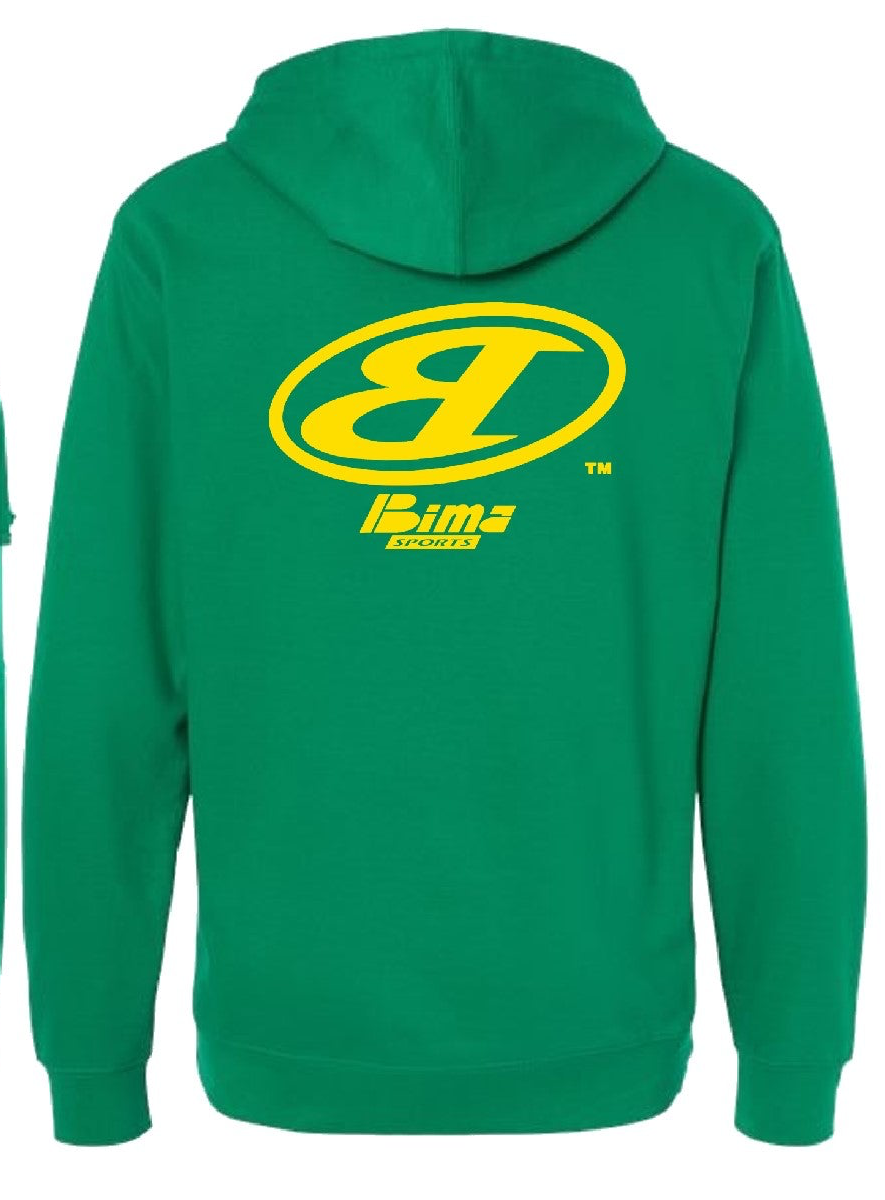 GREEN & YELLOW BIMA HOODIE