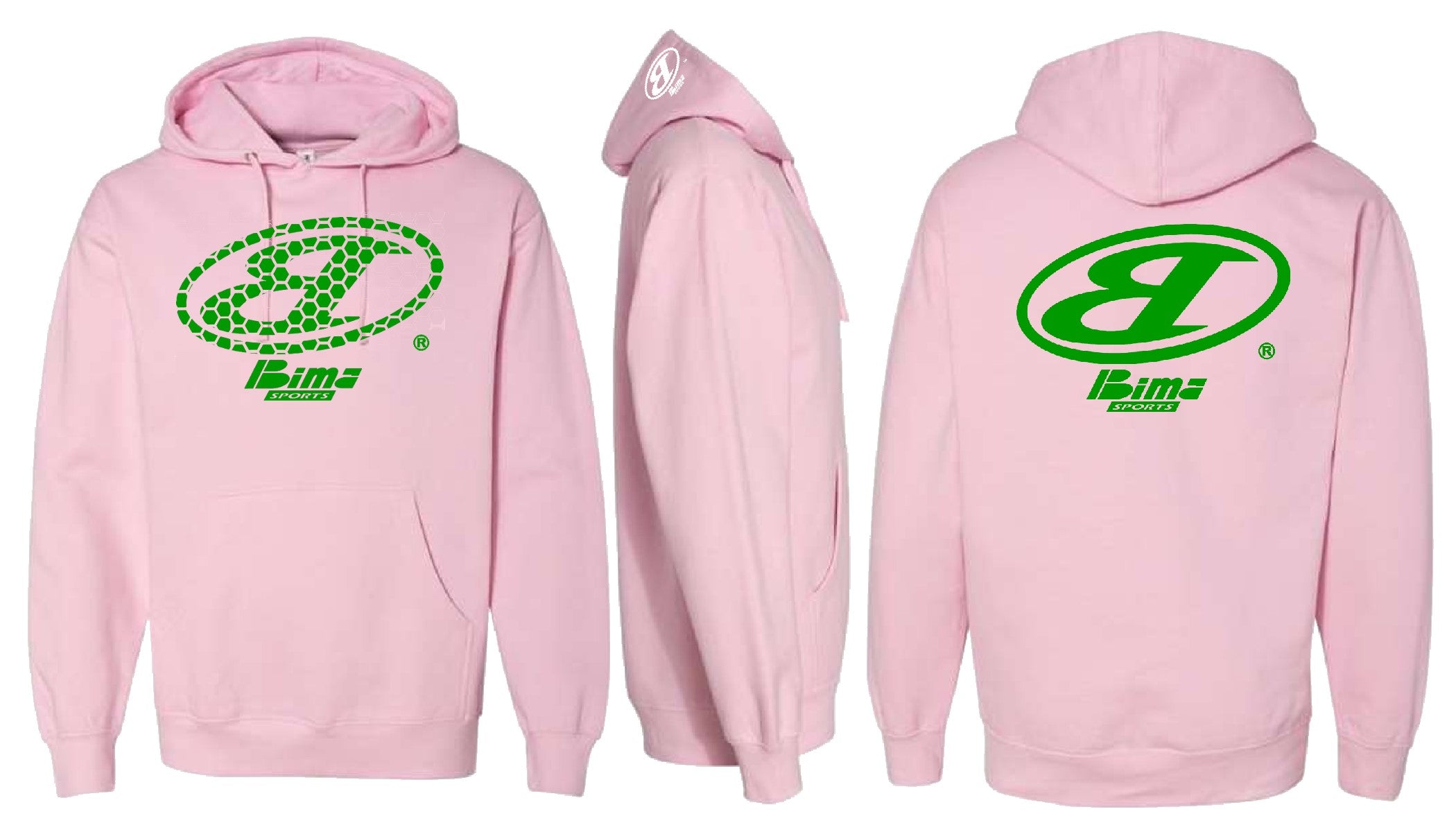 PINK & GREEN BIMA HOODIE