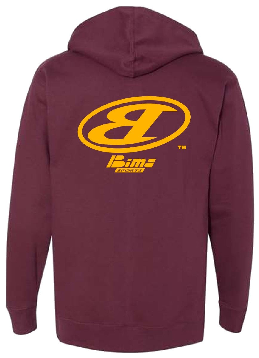 MAROON & GOLD BIMA HOODIE