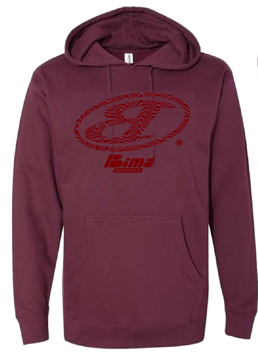MAROON ON MAROON BIMA HOODIE