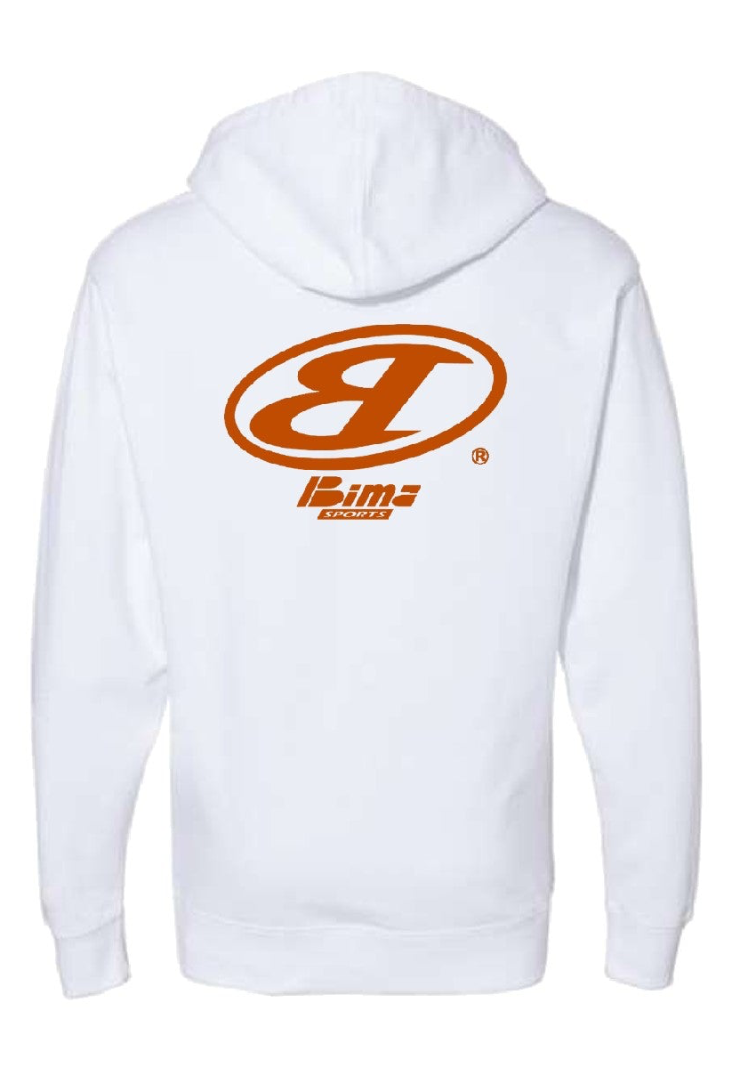 WHITE & BROWN BIMA HOODIE