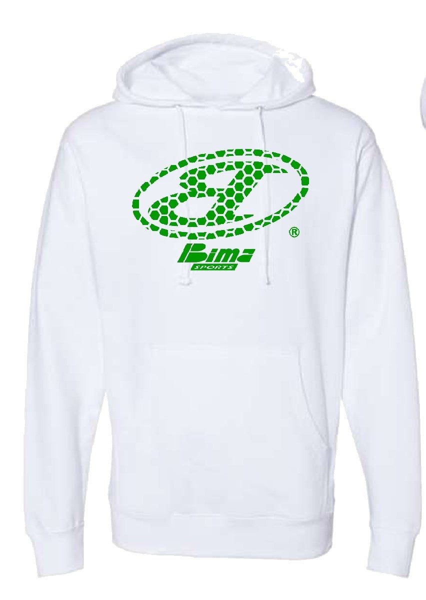 WHITE & GREEN BIMA HOODIE