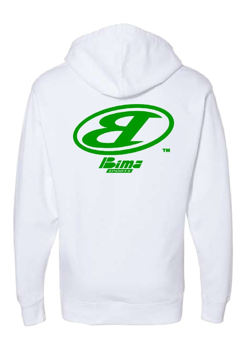 WHITE & GREEN BIMA HOODIE