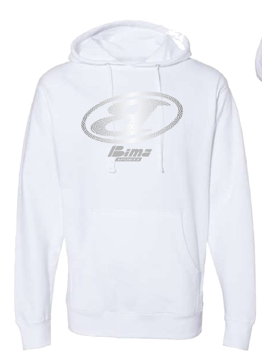 WHITE & SILVER BIMA HOODIE