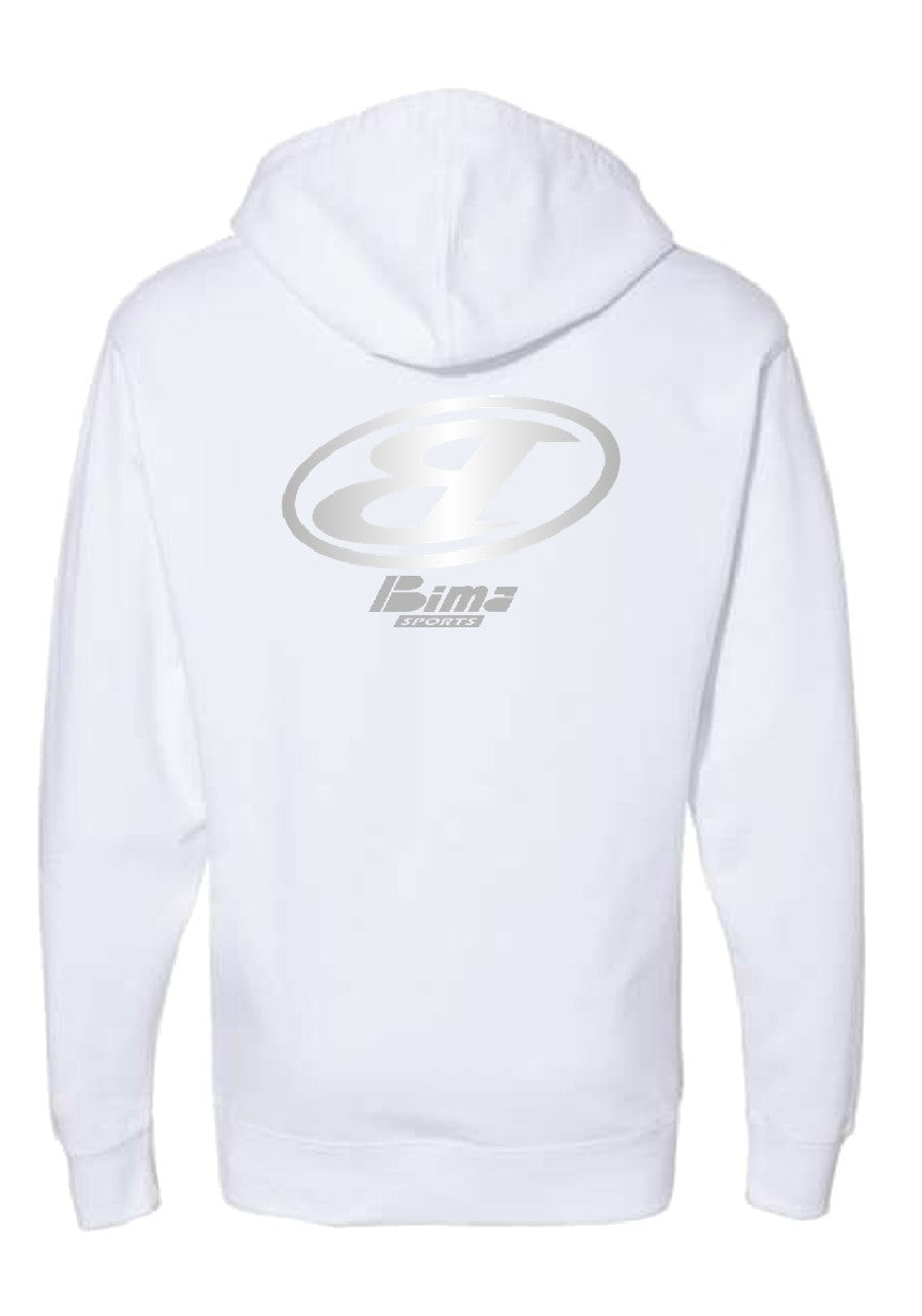 WHITE & SILVER BIMA HOODIE