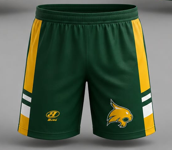 Morrow Middle School Bobcats Shorts (Green/Gold)