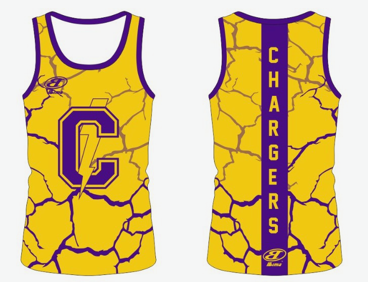 COVINGTON GIRLS COMPRESSION TANK YELLOW